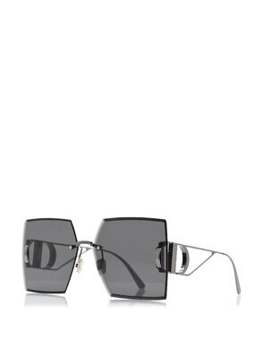 Luxury Square Frameless Women's Sunglasses - Black 
Christian Dior